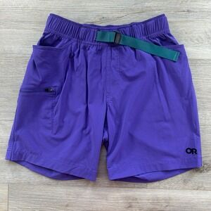 Outdoor Research Ferrosi Shorts Womens Small Purple Hiking 5 Inch Activewear